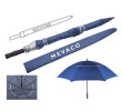 27 Double Sided Anti-wind Golf Umbrella, Straight Umbrella, singapore corporate gifts