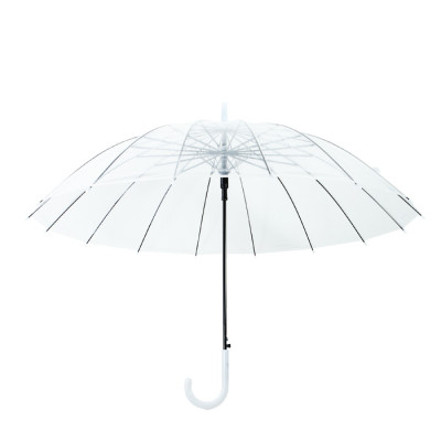 16K Transparent Umbrella, Straight Umbrella, singapore corporate gifts