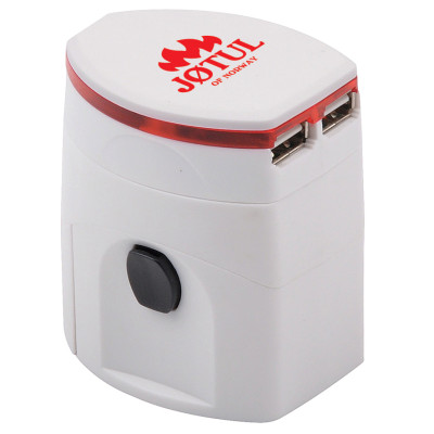 Travel Adapter with USB Port, Adapter, singapore corporate gifts