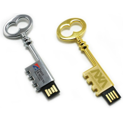 Key Shape USB Flash Drive, Metal USB Flash Drive, singapore corporate gifts